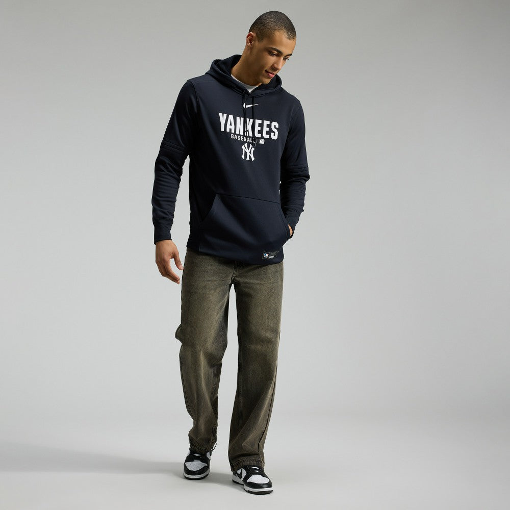 New York Yankees Authentic Collection Therma-FIT Hoodie Navy