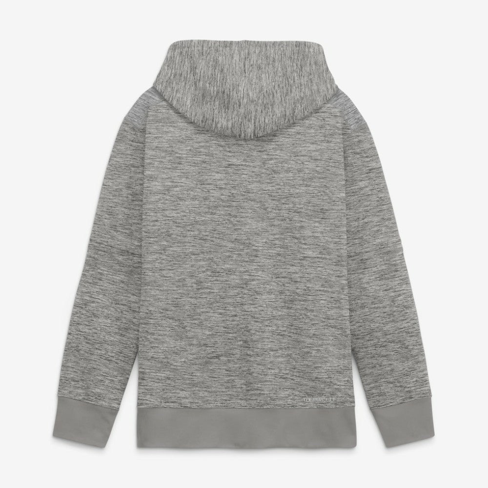 New York Yankees Authentic Collection Therma-FIT Hoodie Heather Charcoal