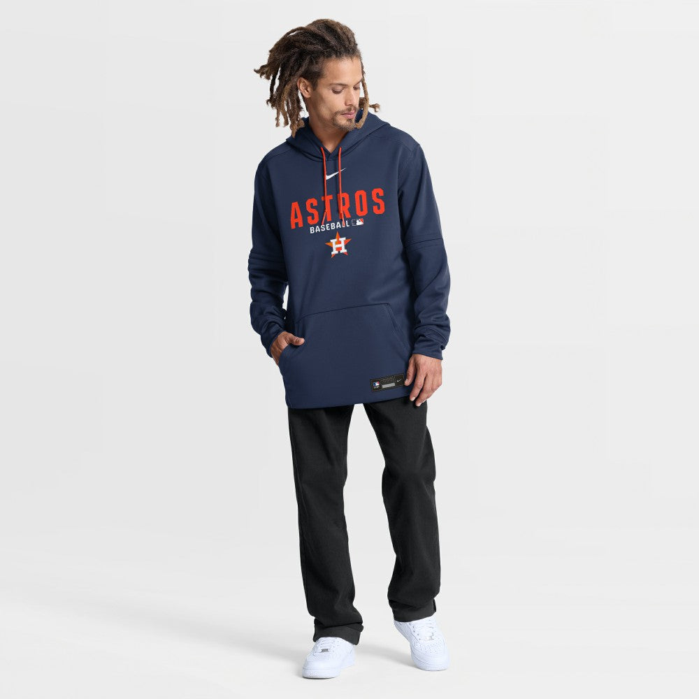 Houston Astros Authentic Collection Therma-FIT Hoodie Navy