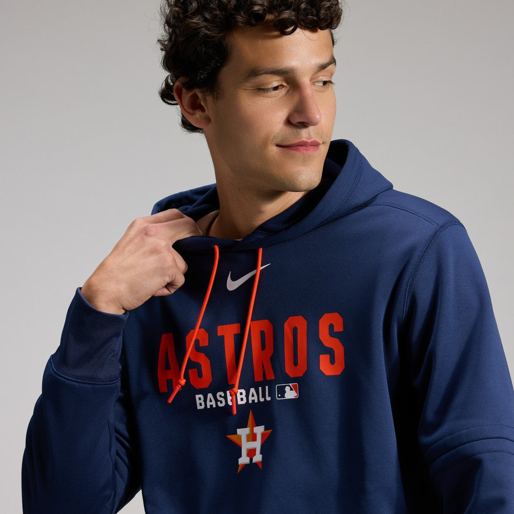 Houston Astros Authentic Collection Therma-FIT Hoodie Navy