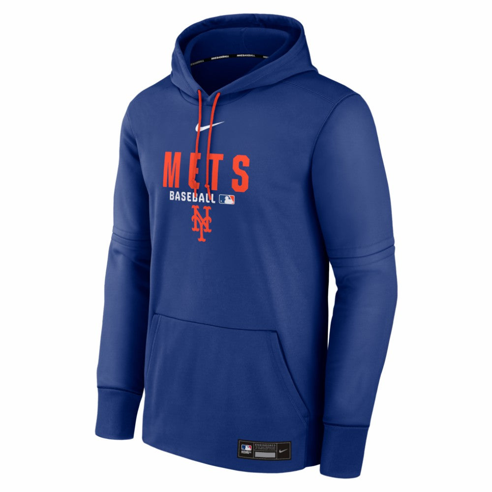 New York Mets Authentic Collection Therma-FIT Hoodie Royal