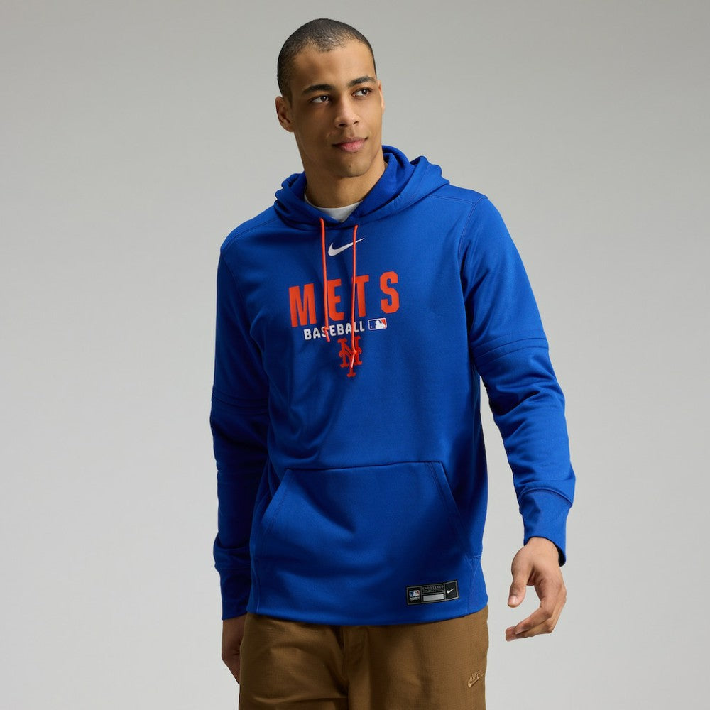New York Mets Authentic Collection Therma-FIT Hoodie Royal