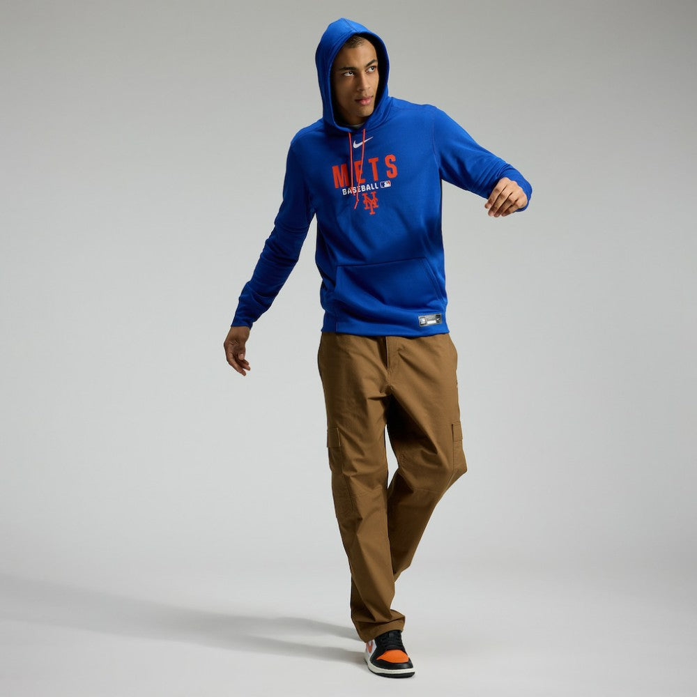 New York Mets Authentic Collection Therma-FIT Hoodie Royal
