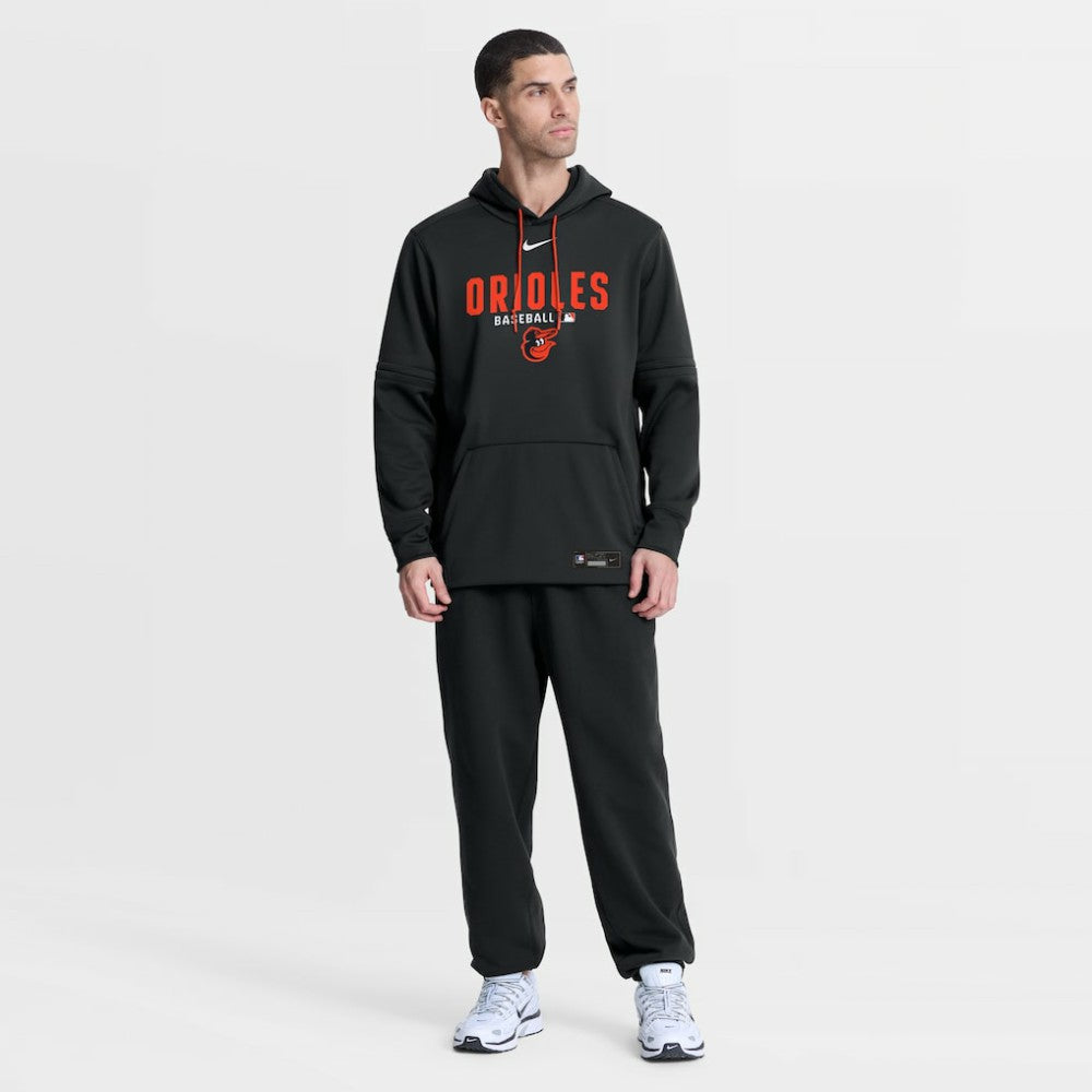 Baltimore Orioles Authentic Collection Therma-FIT Hoodie Black