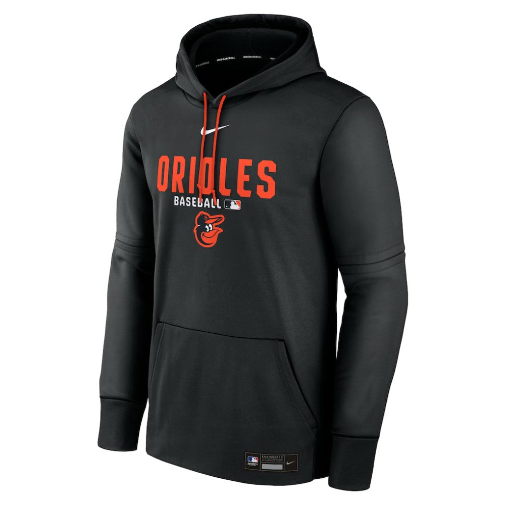 Baltimore Orioles Authentic Collection Therma-FIT Hoodie Black