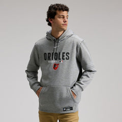 Baltimore Orioles Authentic Collection Therma-FIT Hoodie Heather Charcoal