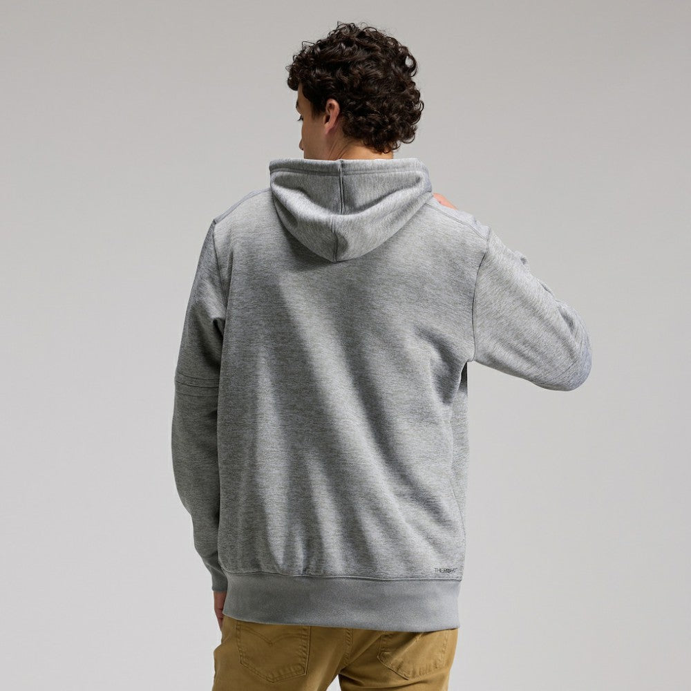Baltimore Orioles Authentic Collection Therma-FIT Hoodie Heather Charcoal