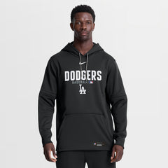 Los Angeles Dodgers Authentic Collection Therma-FIT Hoodie Black