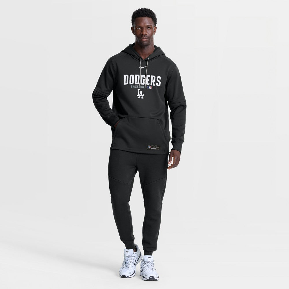 Los Angeles Dodgers Authentic Collection Therma-FIT Hoodie Black