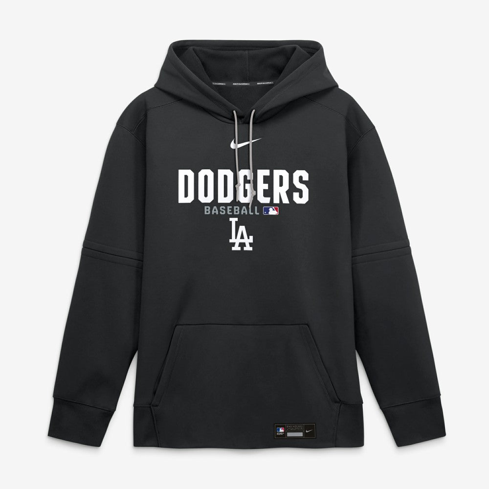 Los Angeles Dodgers Authentic Collection Therma-FIT Hoodie Black