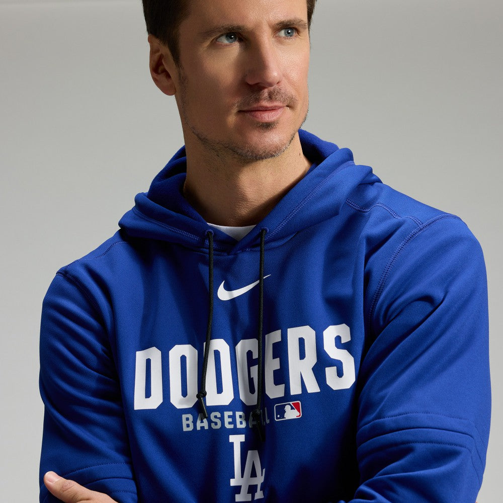 Los Angeles Dodgers Authentic Collection Therma-FIT Hoodie Royal
