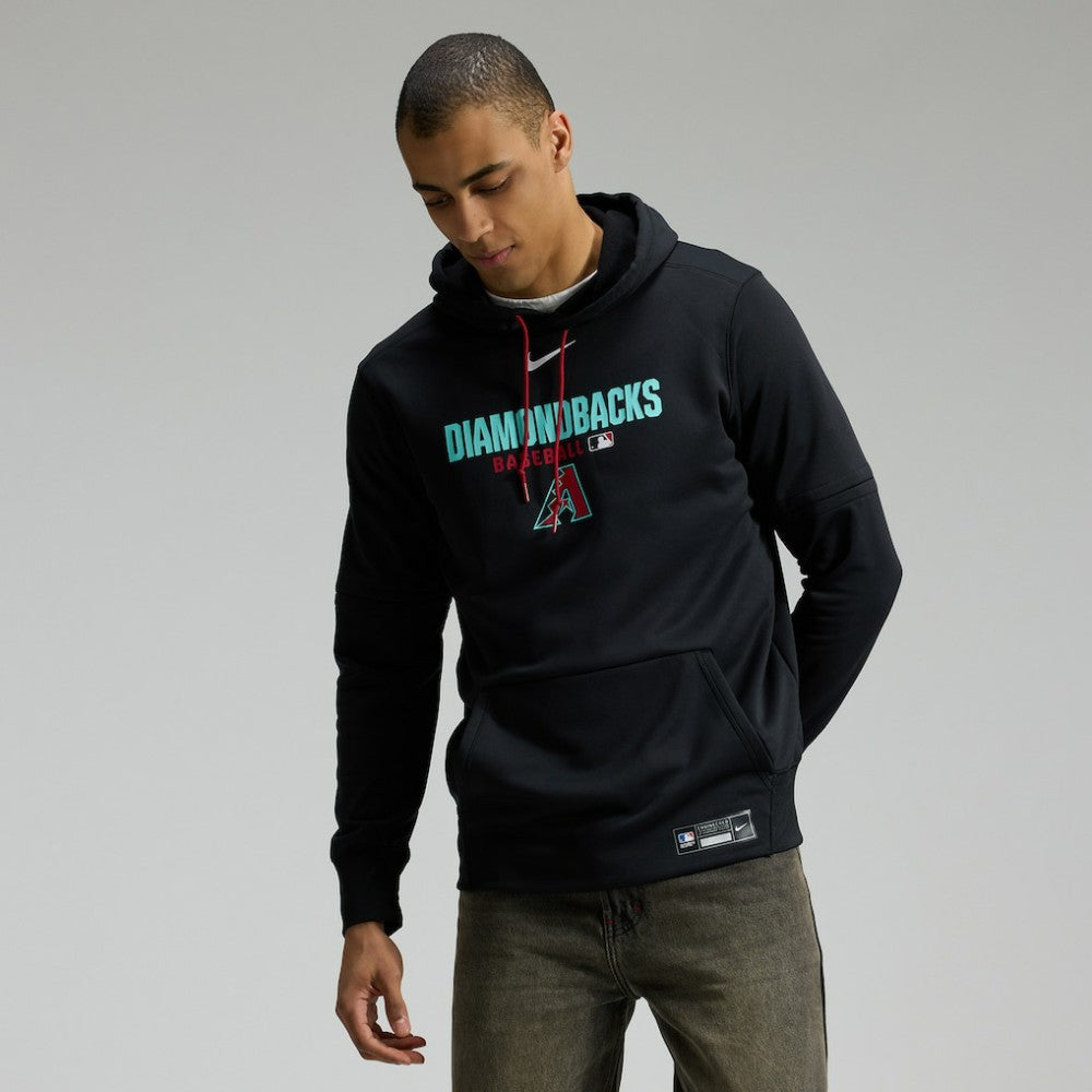 Arizona Diamondbacks Authentic Collection Therma-FIT Hoodie Black