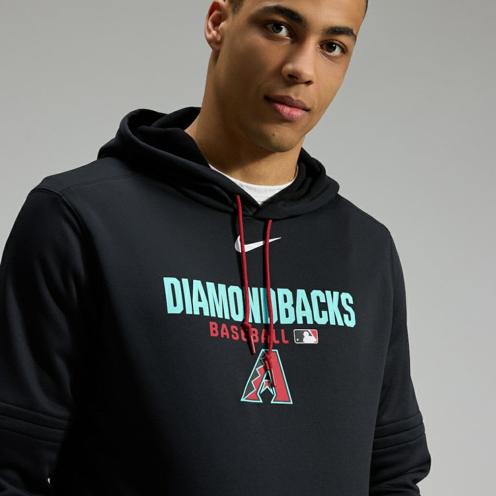 Arizona Diamondbacks Authentic Collection Therma-FIT Hoodie Black