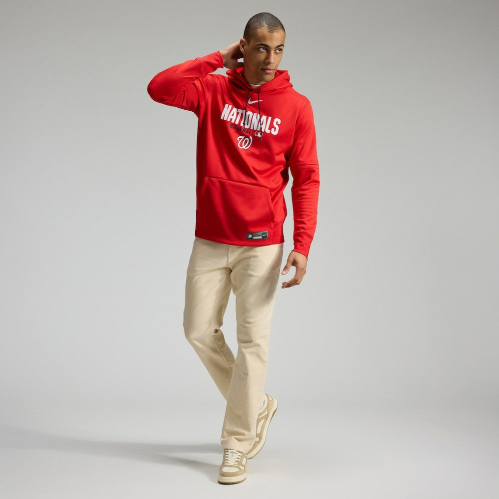 Washington Nationals Authentic Collection Therma-FIT Hoodie Red