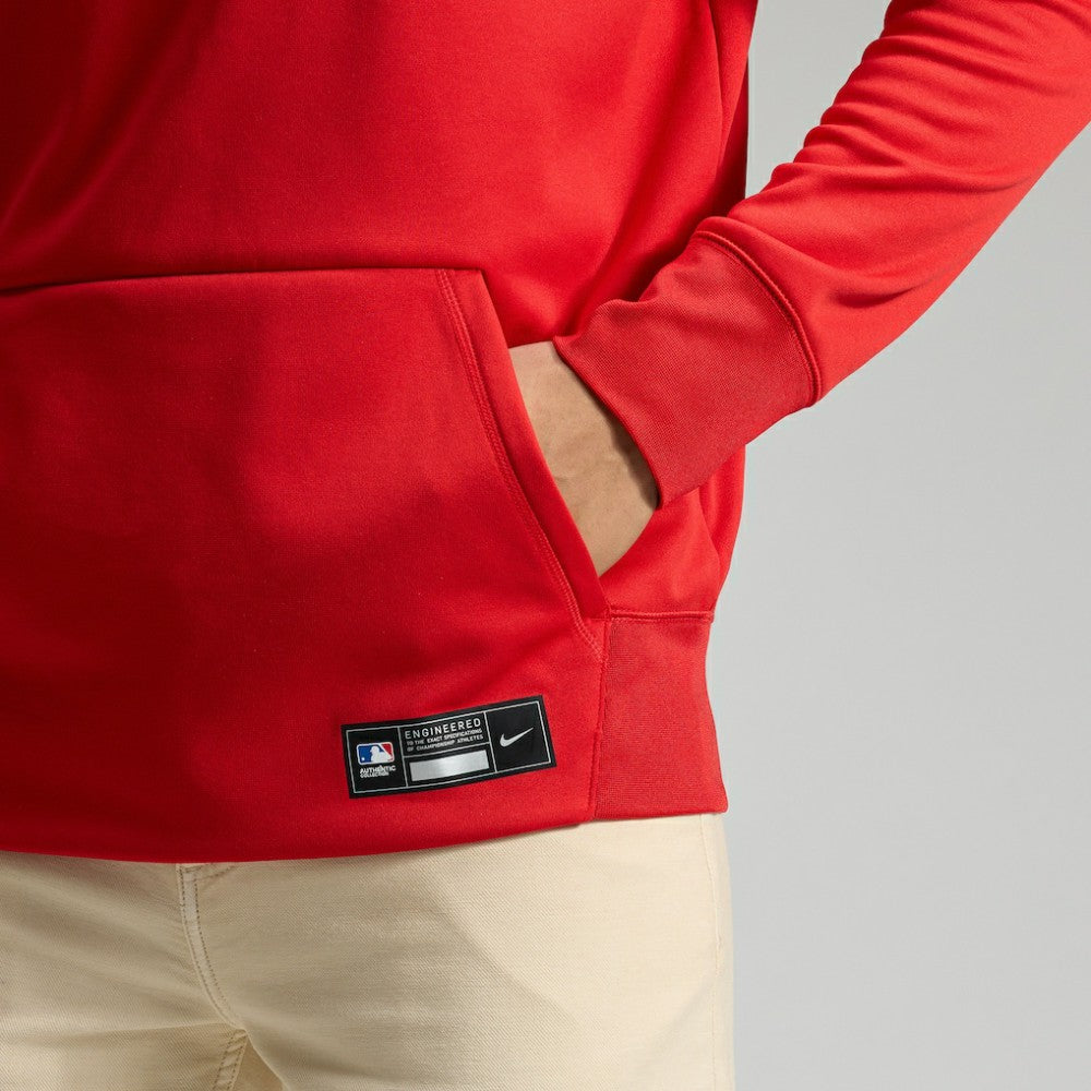 Washington Nationals Authentic Collection Therma-FIT Hoodie Red