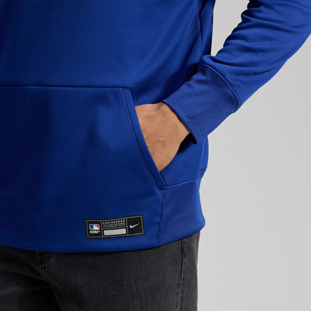 Texas Rangers Authentic Collection Therma-FIT Hoodie Royal