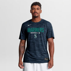 Seattle Mariners Authentic Collection Velocity Dri-FIT T-Shirt Navy