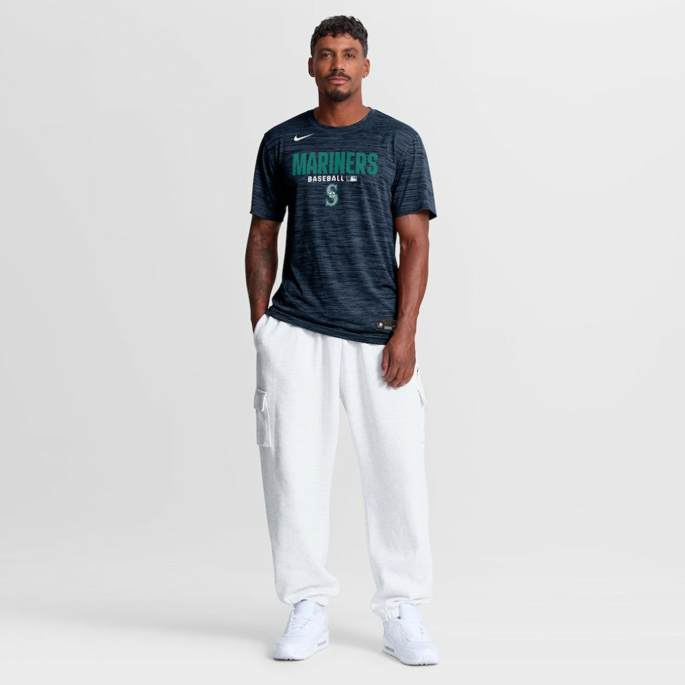 Seattle Mariners Authentic Collection Velocity Dri-FIT T-Shirt Navy