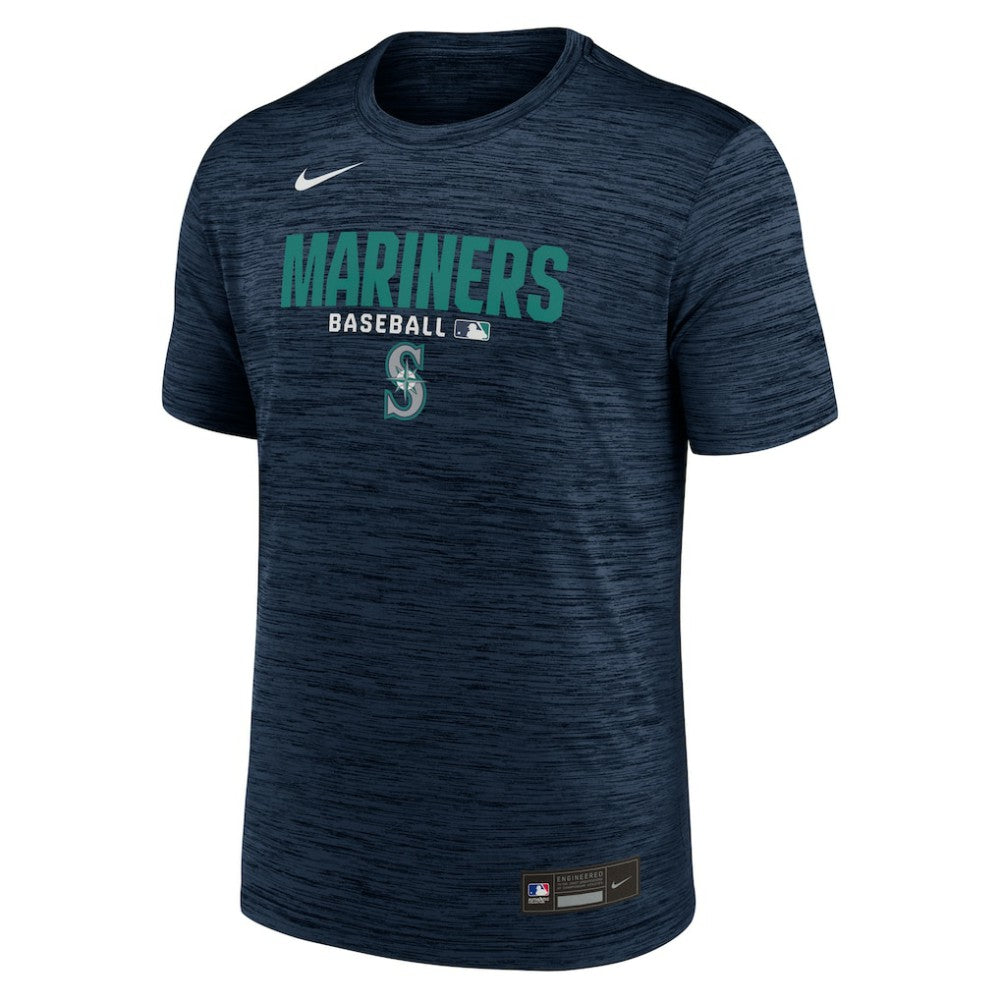 Seattle Mariners Authentic Collection Velocity Dri-FIT T-Shirt Navy