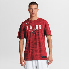 Minnesota Twins Authentic Collection Velocity Dri-FIT T-Shirt Red