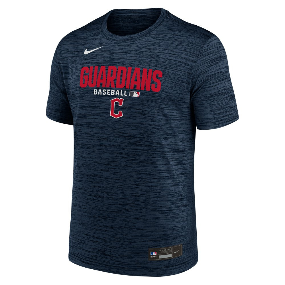 Cleveland Guardians Authentic Collection Velocity Dri-FIT T-Shirt Navy