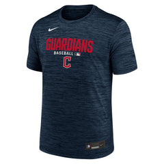 Cleveland Guardians Authentic Collection Velocity Dri-FIT T-Shirt Navy