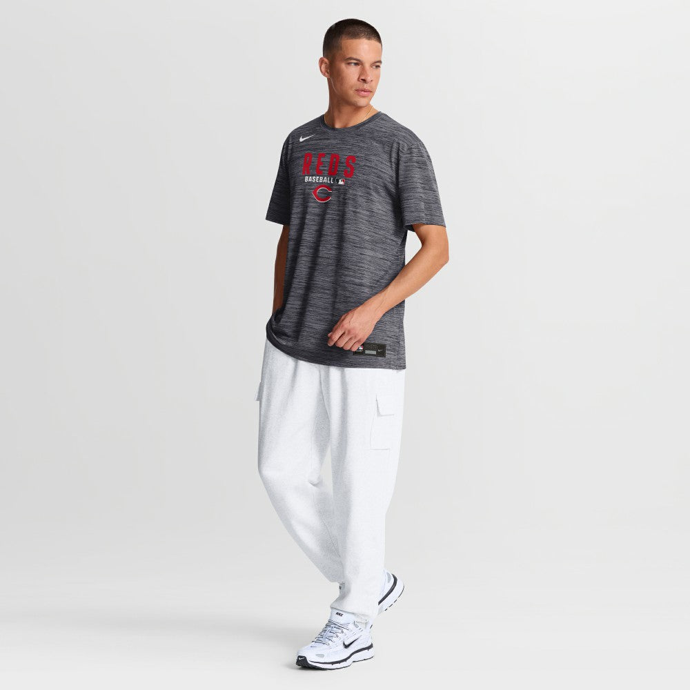 Cincinnati Reds Authentic Collection Velocity Dri-FIT T-Shirt Black