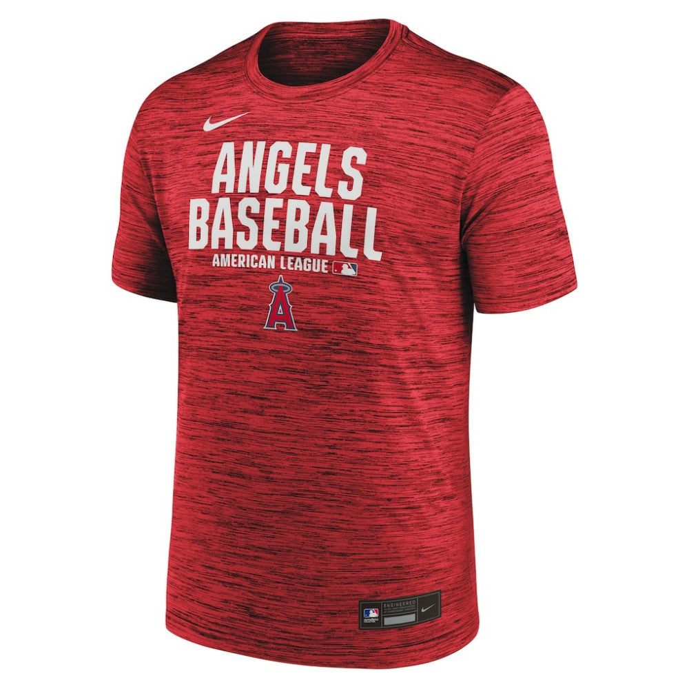 Los Angeles Angels Authentic Collection Velocity Dri-FIT T-Shirt Red
