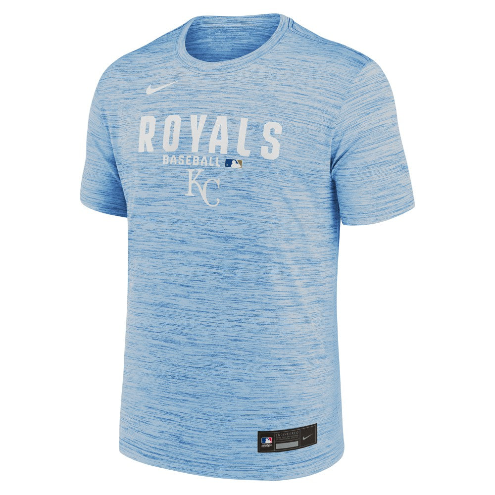Kansas City Royals Authentic Collection Velocity Dri-FIT T-Shirt Light Blue