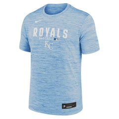 Kansas City Royals Authentic Collection Velocity Dri-FIT T-Shirt Light Blue