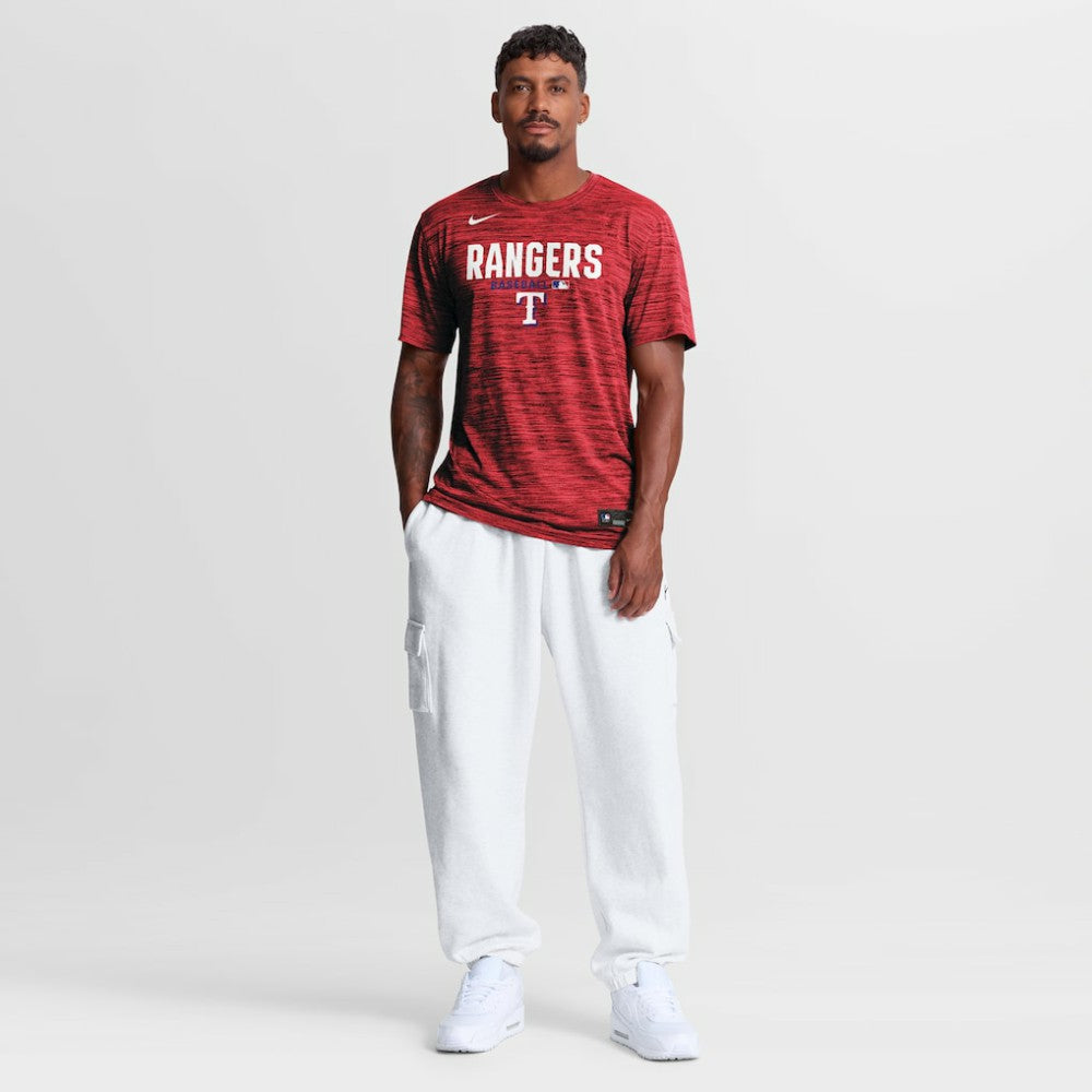Texas Rangers Authentic Collection Velocity Dri-FIT T-Shirt Red