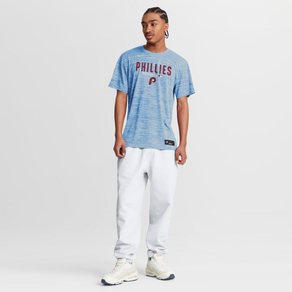Philadelphia Phillies Authentic Collection Velocity Dri-FIT T-Shirt Light Blue