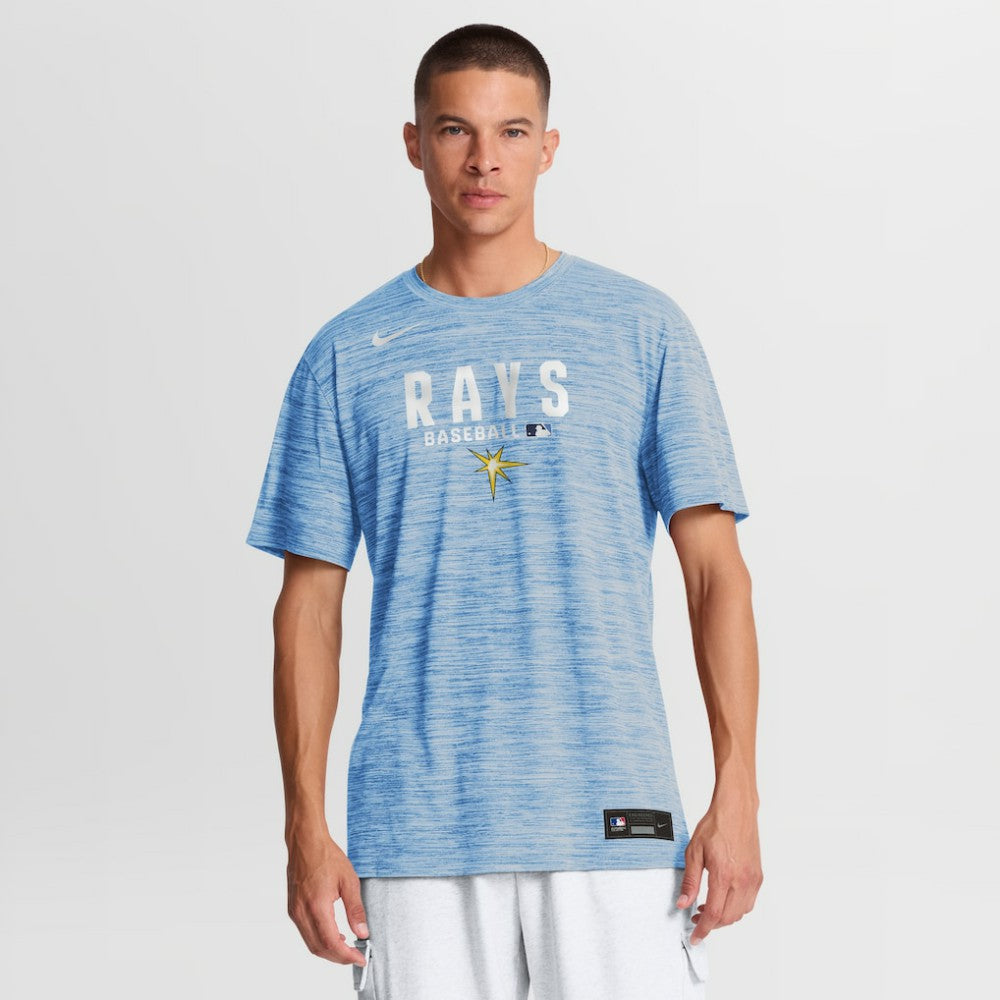 Tampa Bay Rays Authentic Collection Velocity Dri-FIT T-Shirt Light Blue
