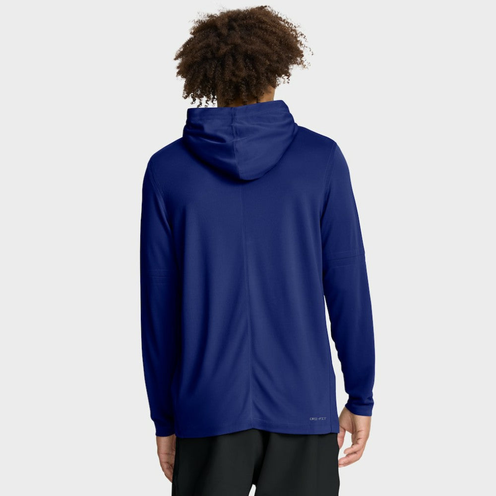 Los Angeles Dodgers Authentic Collection Dri-FIT Long Sleeve Hooded T-Shirt Royal