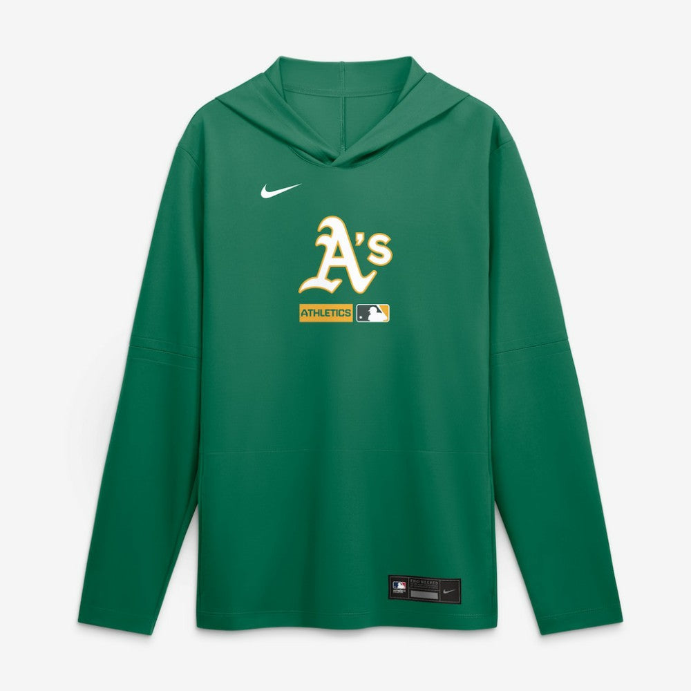 Athletics Authentic Collection Dri-FIT Long Sleeve Hooded T-Shirt Kelly Green