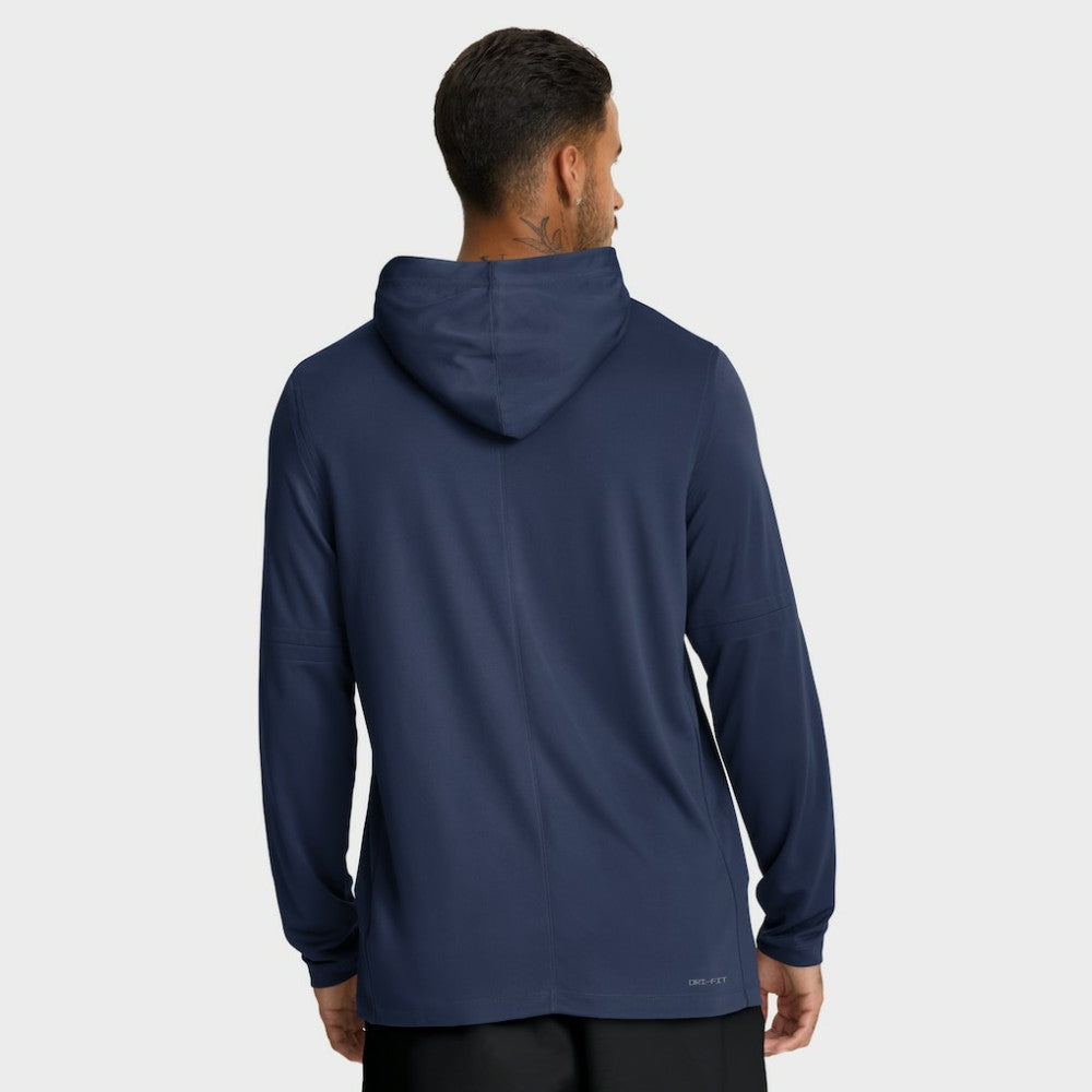 Seattle Mariners Authentic Collection Dri-FIT Long Sleeve Hooded T-Shirt Navy