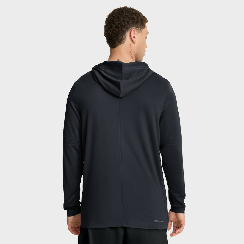 New York Yankees Authentic Collection Dri-FIT Long Sleeve Hooded T-Shirt Navy