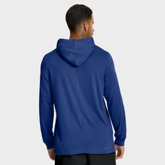 New York Mets Authentic Collection Dri-FIT Long Sleeve Hooded T-Shirt Royal