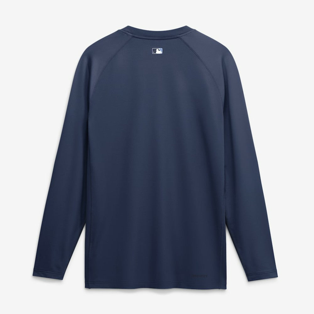 Tampa Bay Rays Authentic Collection Game Time Raglan Long Sleeve T-Shirt Navy