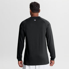Los Angeles Dodgers Authentic Collection Game Time Raglan Long Sleeve T-Shirt Black