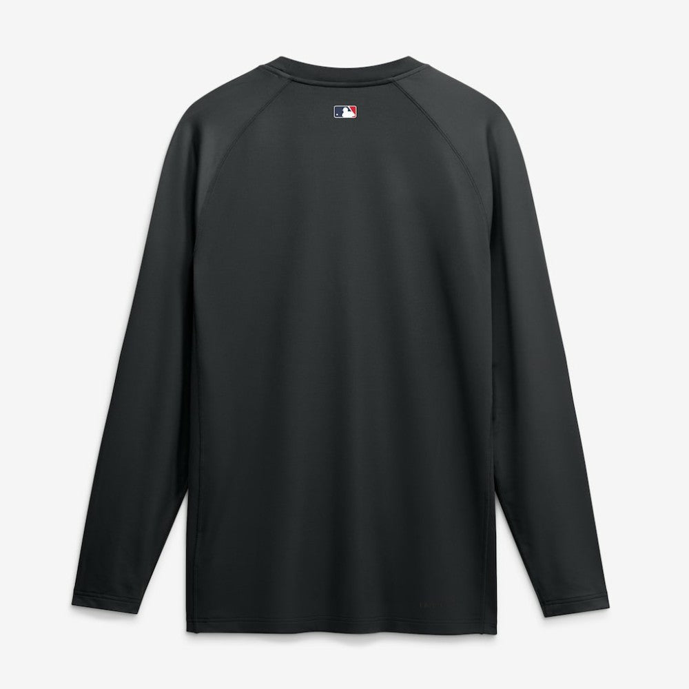 Los Angeles Dodgers Authentic Collection Game Time Raglan Long Sleeve T-Shirt Black