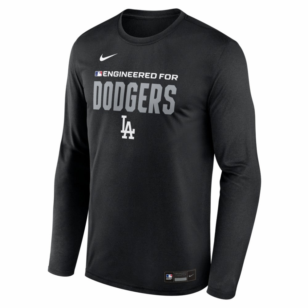 Los Angeles Dodgers Authentic Collection Legend Dri-FIT Long Sleeve T-Shirt Black