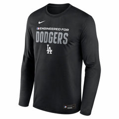 Los Angeles Dodgers Authentic Collection Legend Dri-FIT Long Sleeve T-Shirt Black