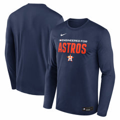 Houston Astros Authentic Collection Legend Dri-FIT Long Sleeve T-Shirt Navy