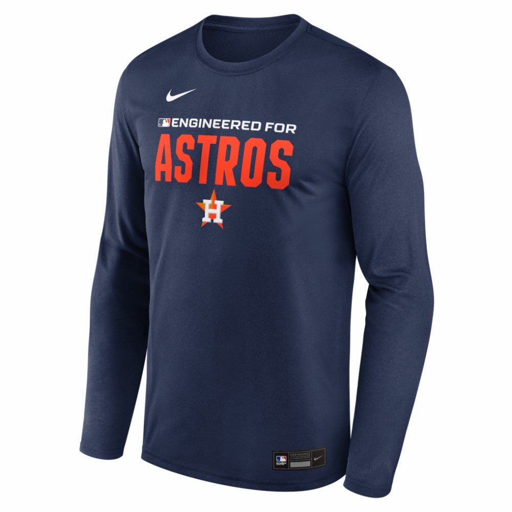 Houston Astros Authentic Collection Legend Dri-FIT Long Sleeve T-Shirt Navy