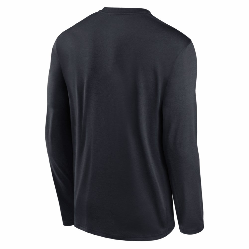 Cleveland Guardians Authentic Collection Legend Dri-FIT Long Sleeve T-Shirt Black