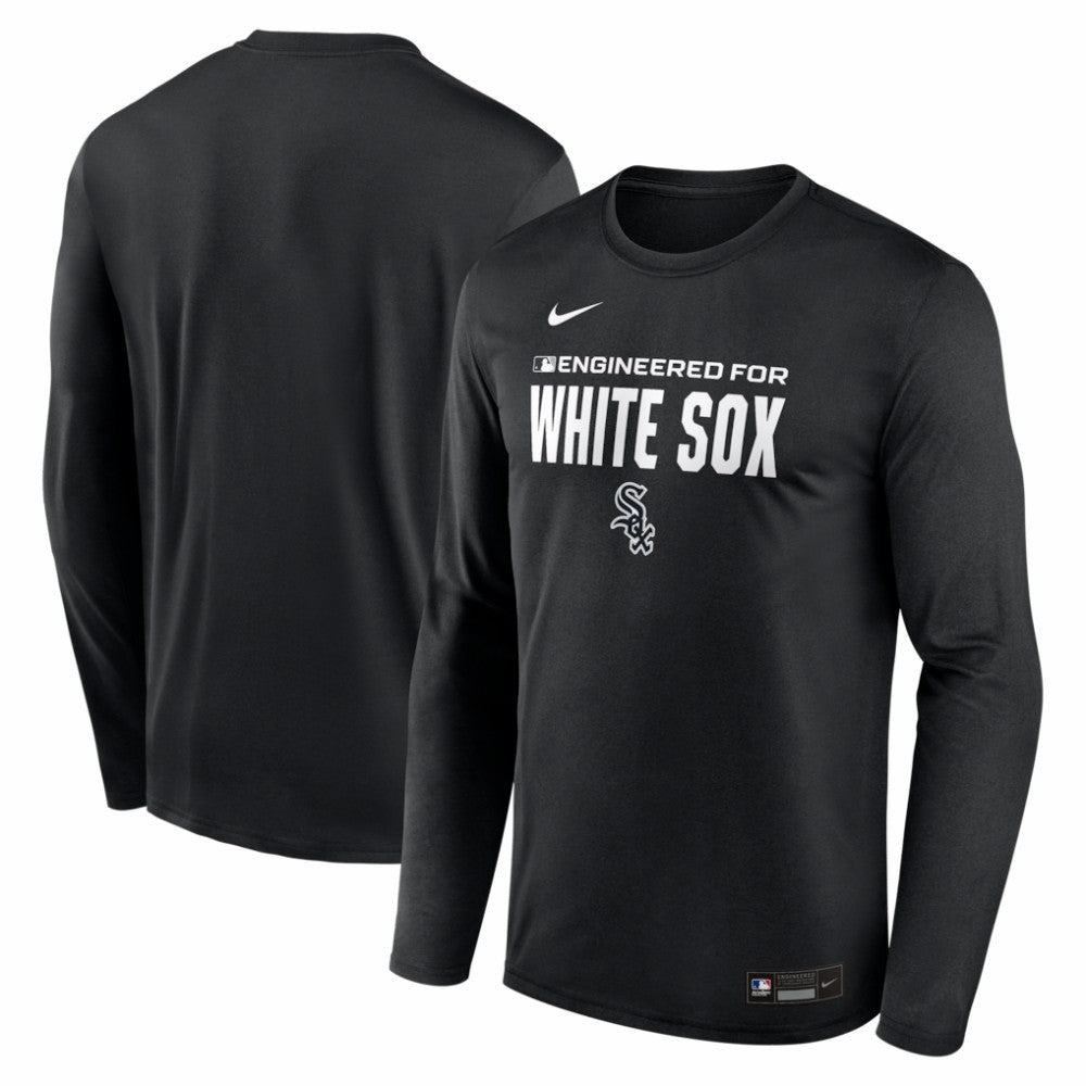 Chicago White Sox Authentic Collection Legend Dri-FIT Long Sleeve T-Shirt Black