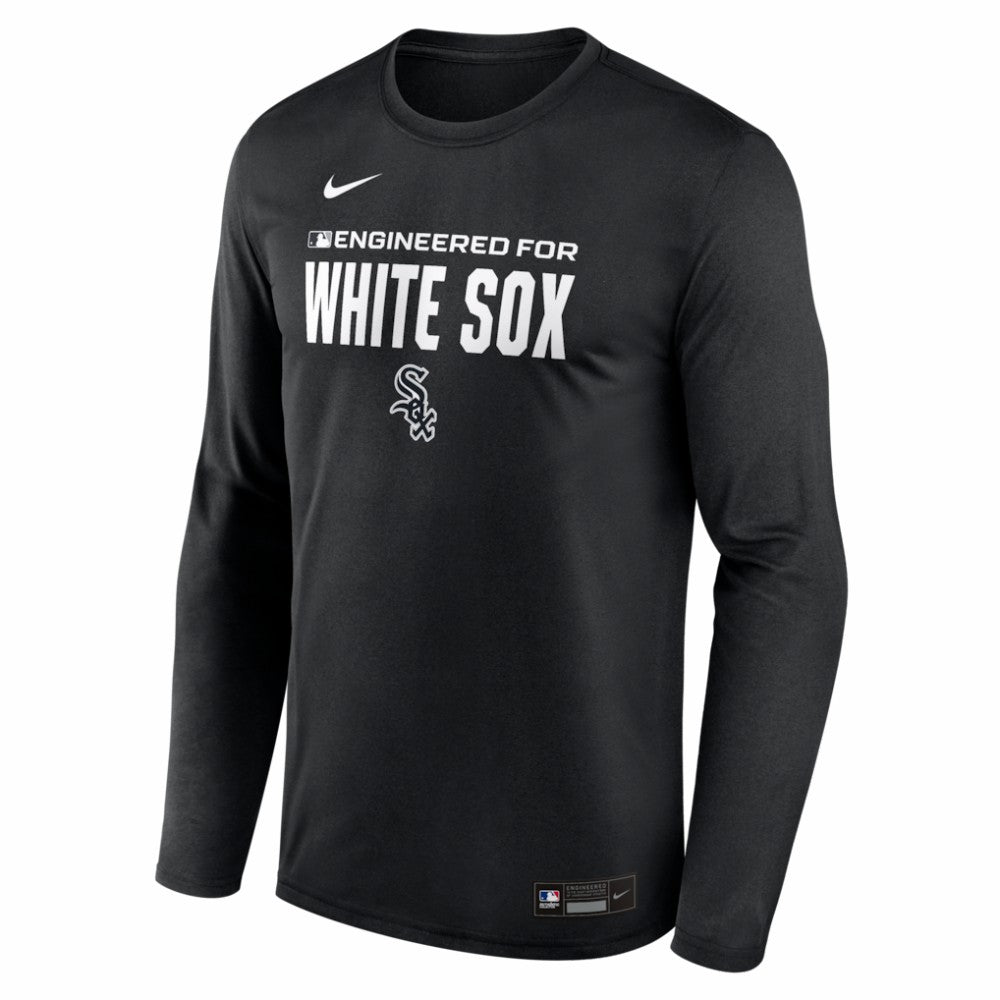 Chicago White Sox Authentic Collection Legend Dri-FIT Long Sleeve T-Shirt Black