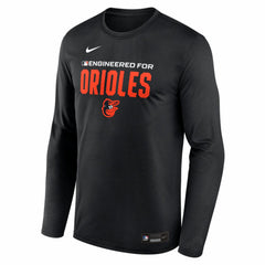 Baltimore Orioles Authentic Collection Legend Dri-FIT Long Sleeve T-Shirt Black