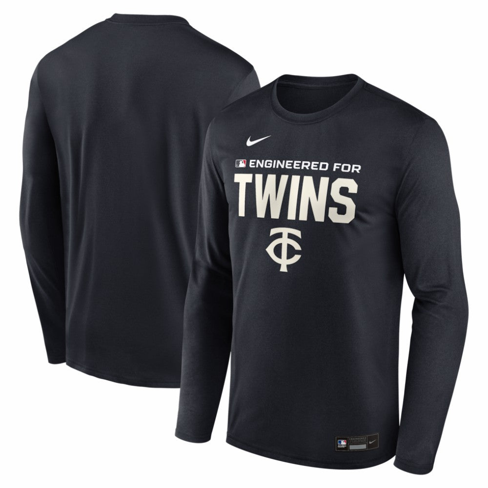 Minnesota Twins Authentic Collection Legend Dri-FIT Long Sleeve T-Shirt Navy